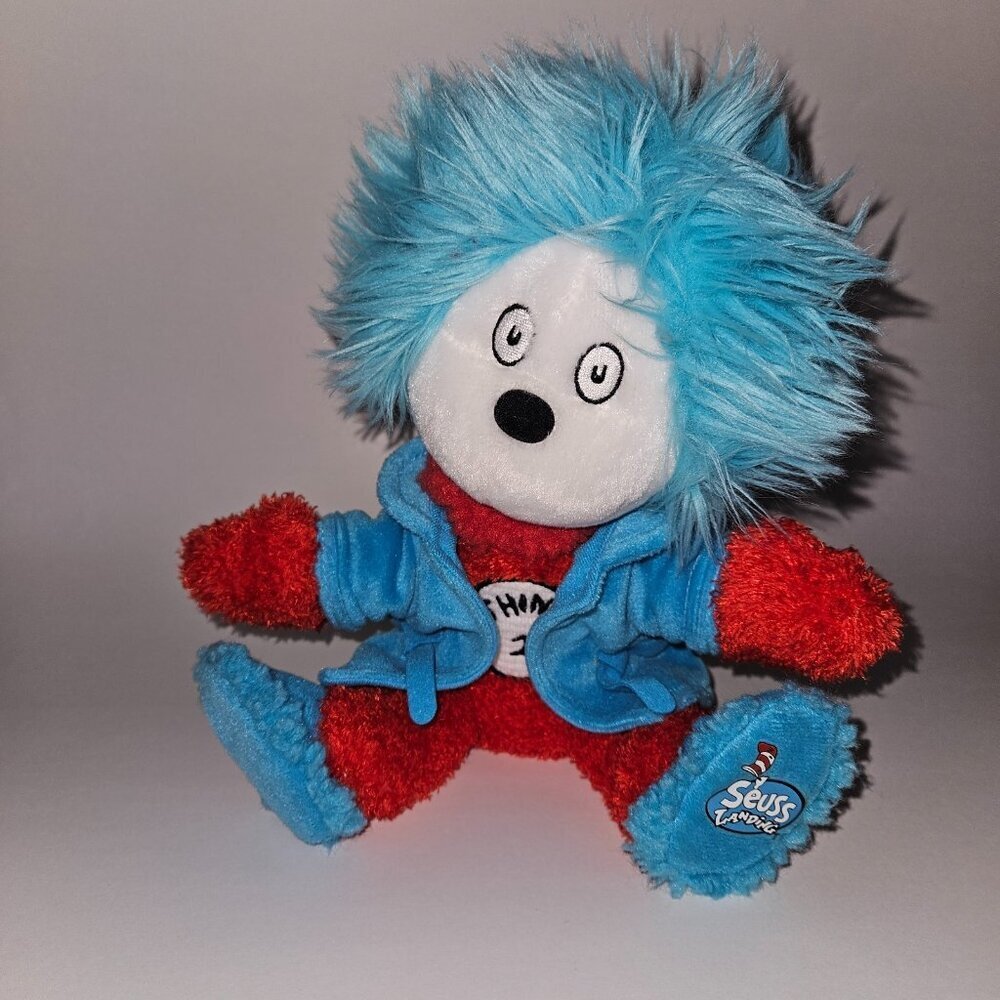 Thing 2 Seuss Landing Plush 9" Stuffed Animal Cat In Hat Toy Universal Studios